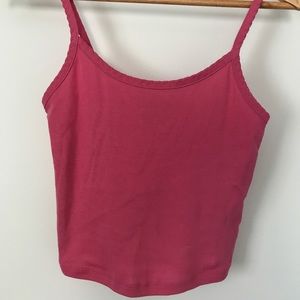 Pink Crop Tank